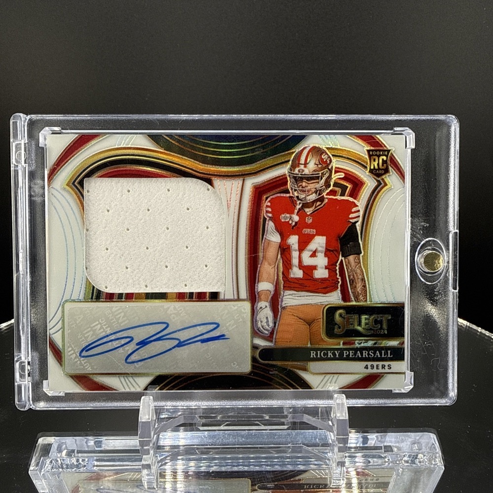 2024 Panini Select Ricky Pearsall Jumbo Rookie Signature Swatches RPA /75
